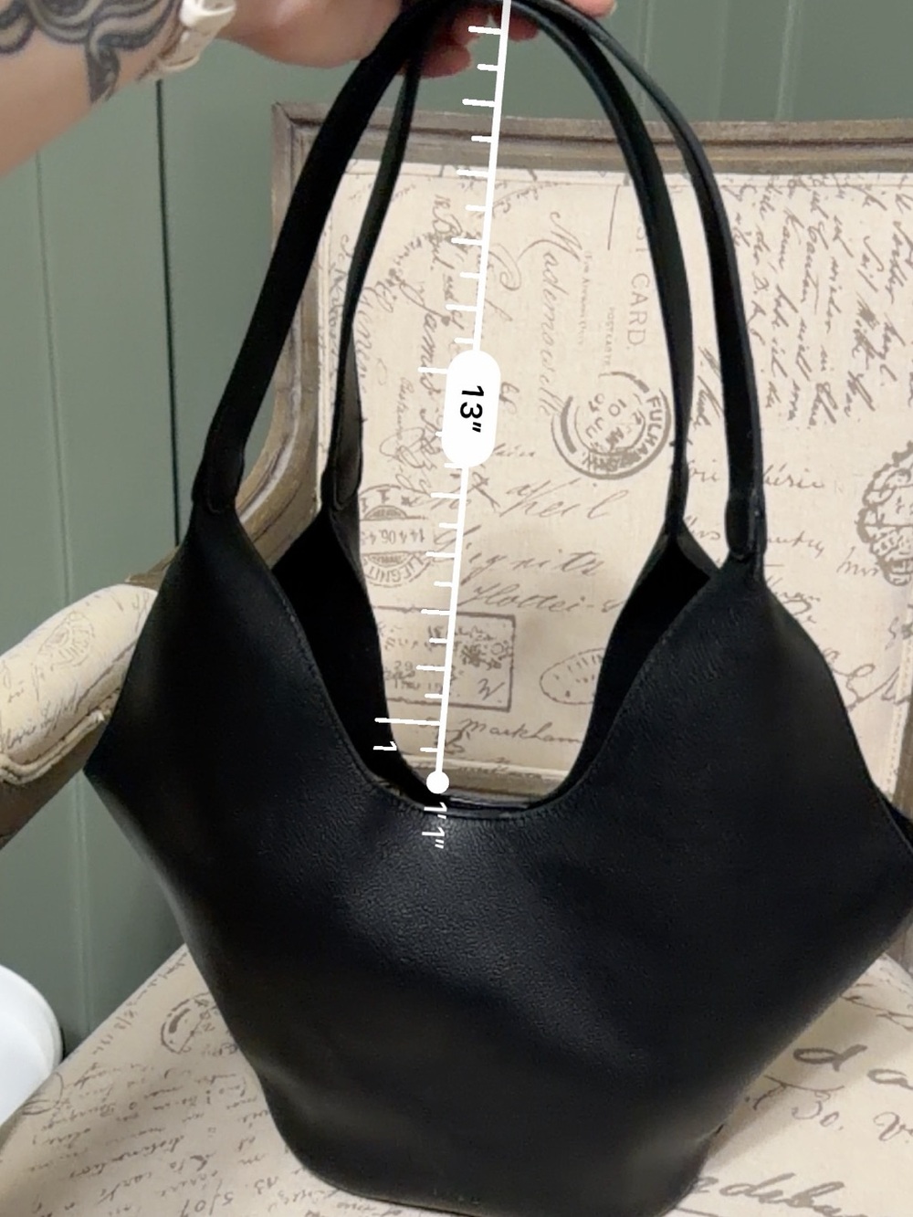 NWOT BCBG Black Hobo Faux Leather Shoulder Bag
